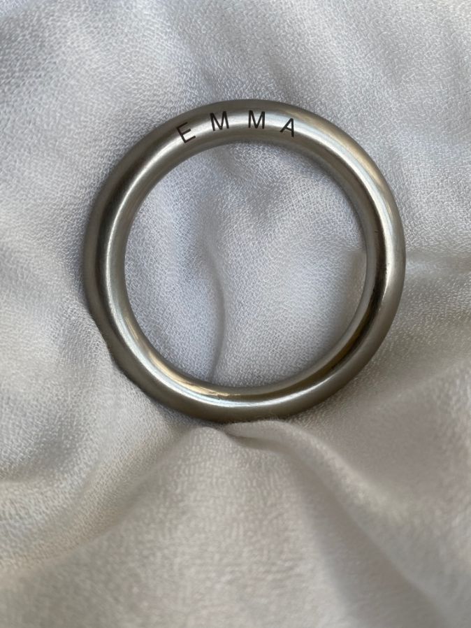 EMMA Bangle - Silver Medium - Image 5