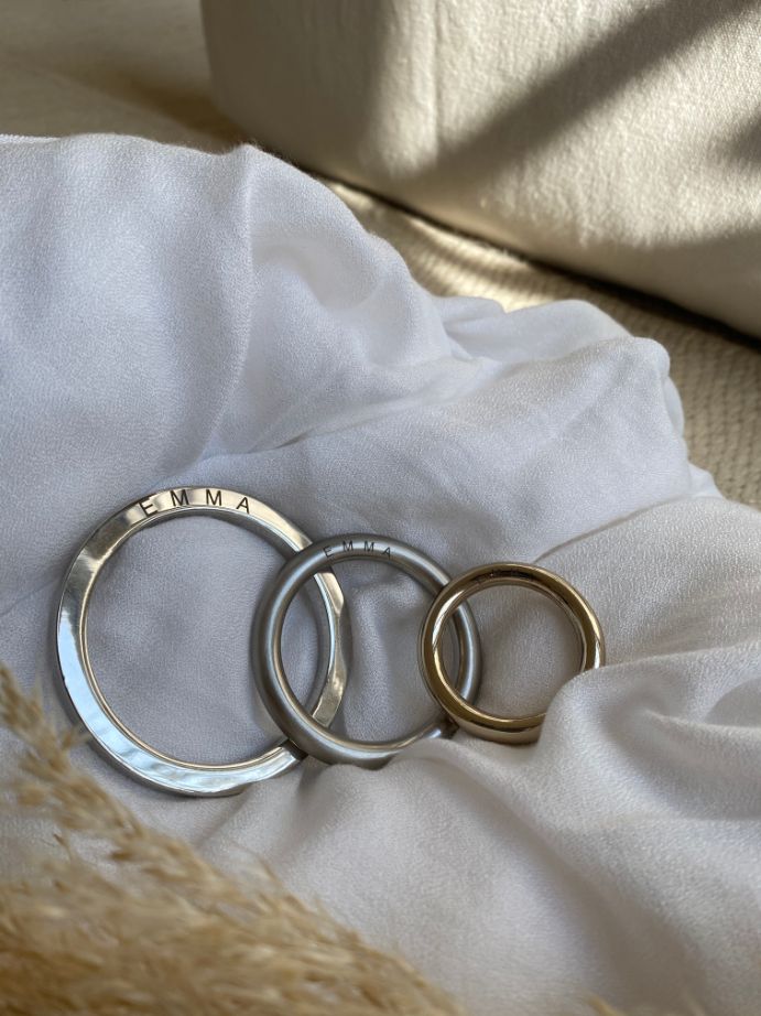EMMA Bangle - Silver Medium - Image 6